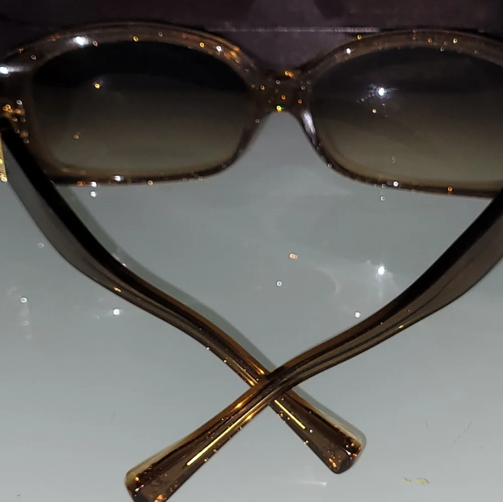 Louis Vuitton Soupcon GM Glitter Honey Sunglasses Z0003E FREE POSHMARK AUTHENTIC - Picture 8 of 9